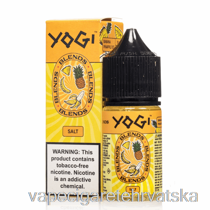 Vape Cigareta Banana Ananas Led - Yogi Mješavine Soli - 30 Ml 20 Mg